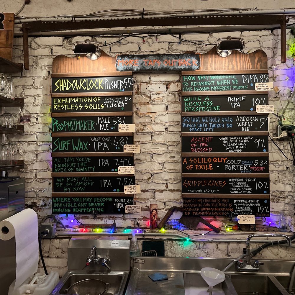 Burial Beer - Brew board - Breweries Near Me - Asheville, North Carolina