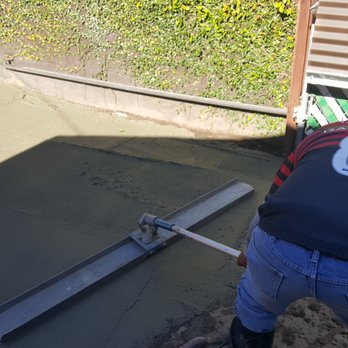 A Petes Concrete - They sloped the concrete so the rain would drain! - Masonry/Concrete Near Me