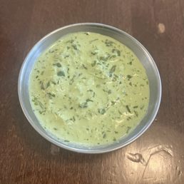 Cilantro sauce yes Cilantro sauce yes