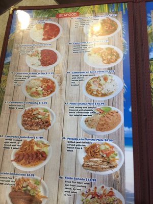 Menu photo 4 El Marinero San Antonio, TX