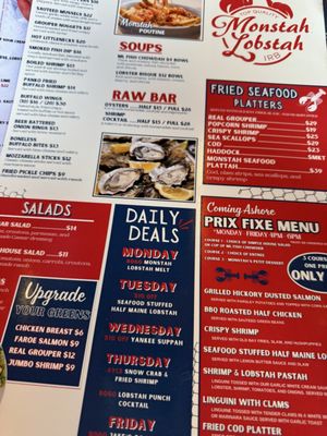 Menu photo 3 Monstah Lobstah IRB Indian Rocks Beach, FL Menu photo 3 Monstah Lobstah IRB Indian Rocks Beach, FL