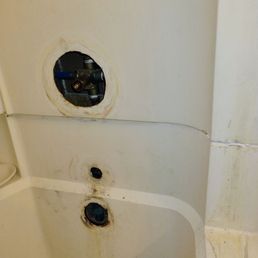 After they took apart the shower they still couldn't find the problem but I did After they took apart the shower they still couldn't find the problem but I did