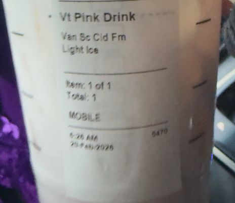 Menu photo 1 Starbucks Stockton, CA