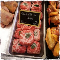 Marché de la Tourelle - Today miam de crépinettes !