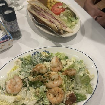 The Columbia - Shrimp Caesar and Cuban sandwich - Spanish Near Me - St Augustine, Florida The Columbia - Shrimp Caesar and Cuban sandwich - Spanish Near Me - St Augustine, Florida