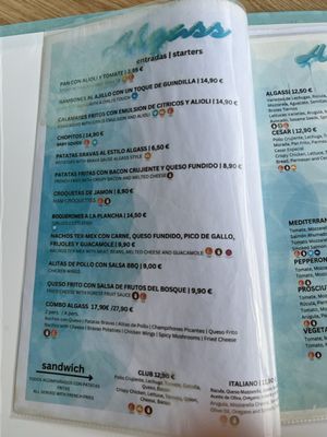 Menu photo 1 ALGASS Restor Bar Calpe, A