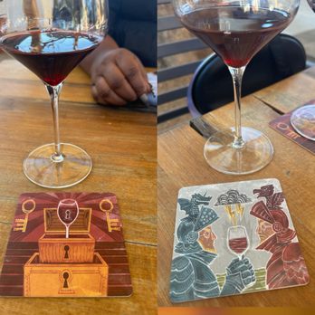 Kivelstadt Cellars & Winegarden - Love the coasters with the pictures that match the bottles. - Wine Tasting Room Near Me - Sonoma, California