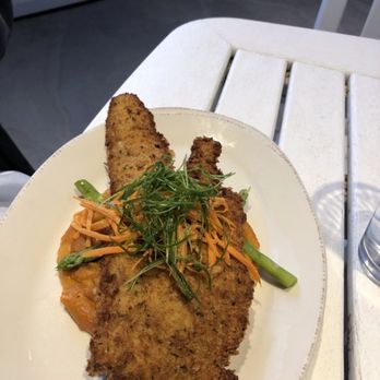 Round Island Kitchen - Hazelnut walleye - the winner of the fish meals - Breakfast & Brunch Near Me - Mackinac Island, Michigan Round Island Kitchen - Hazelnut walleye - the winner of the fish meals - Breakfast & Brunch Near Me - Mackinac Island, Michigan