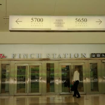 Finch Subway Station - Subway entrance from the Xerox building - Public Transportation Near Me - North York, Ontario