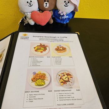 Sunshine & Pineapple - Menu - Breakfast & Brunch Near Me - Honolulu, Hawaii