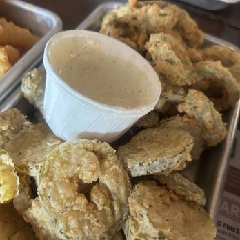 The Stix Icehouse - Fried jalapeños and fried pickles - American Near Me - McKinney, Texas The Stix Icehouse - Fried jalapeños and fried pickles - American Near Me - McKinney, Texas