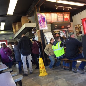 Chaps Pit Beef - This was taken from the corner, so you can get a sense of how small it is inside. - Barbeque Near Me - Baltimore, Maryland