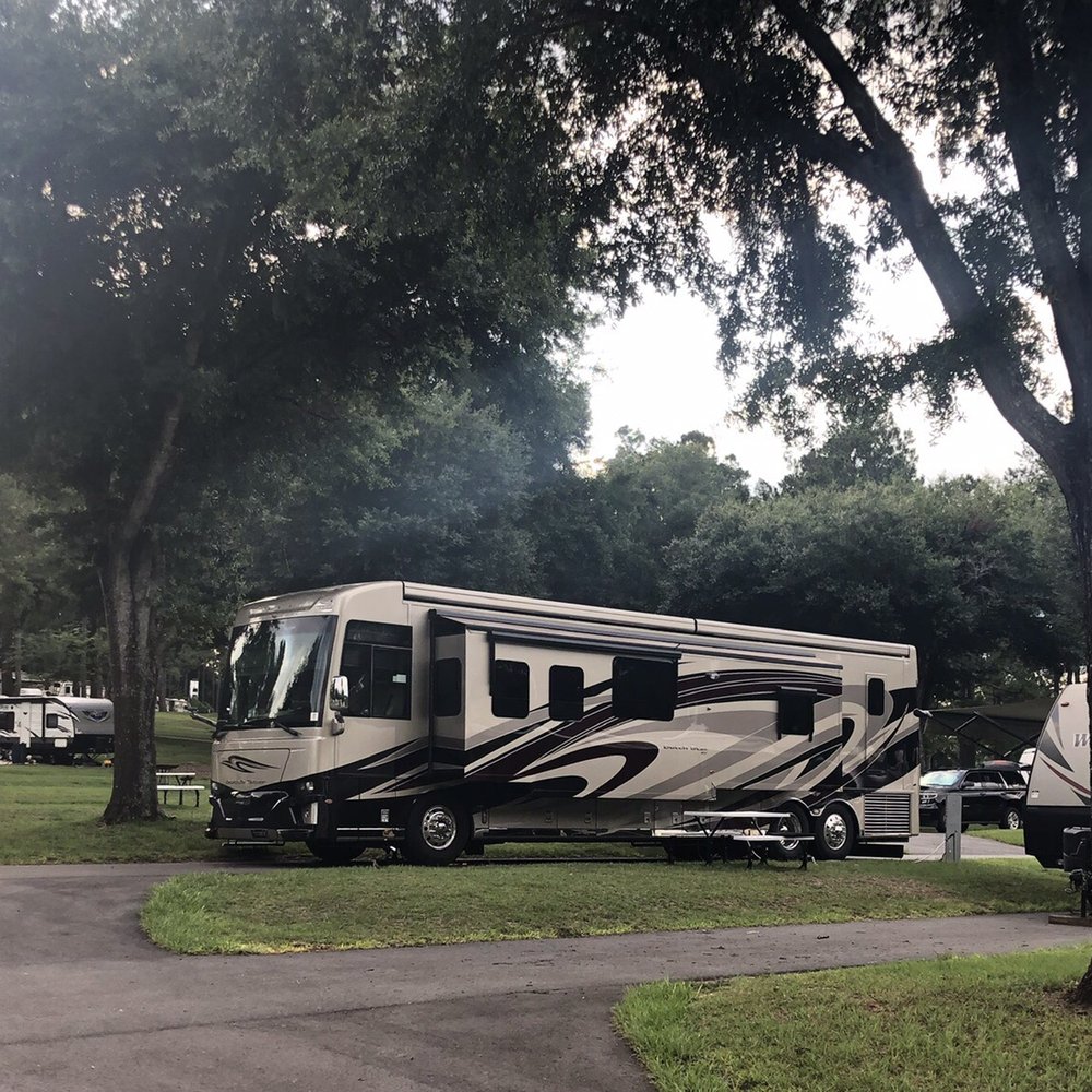 Travelers Campground - Plenty of room to drive our 43 through.. - Campgrounds Near Me - Alachua, Florida Travelers Campground - Plenty of room to drive our 43 through.. - Campgrounds Near Me - Alachua, Florida