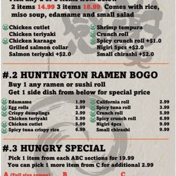 Huntington Ramen & Sushi