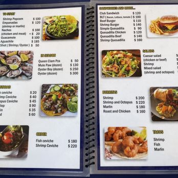 Ocean Azul - Menu 1: 3/2022. - Seafood Near Me - Puerto Vallarta, JAL