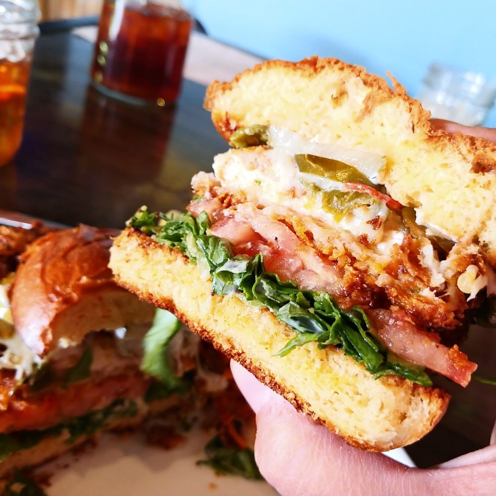 The Kosmos - One more of the chicken sando . . . - Bars Near Me - Albuquerque, New Mexico