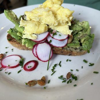 Anthos - Avocado toast plus an egg - Greek Near Me - Pittsburgh, Pennsylvania
