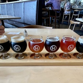 Hinterland Brewery - Dark beer flight - New American Near Me - Green Bay, Wisconsin