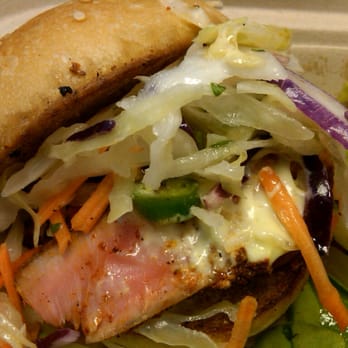 Eat Curbside - Close-up shot of the Ahi Slider! YUMMY! - Food Stands Near Me Eat Curbside - Close-up shot of the Ahi Slider! YUMMY! - Food Stands Near Me