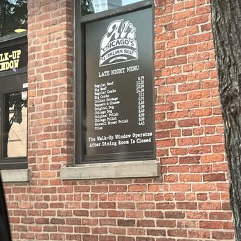 Al's Beef - Late night menu - Sandwiches Near Me - Chicago, Illinois
