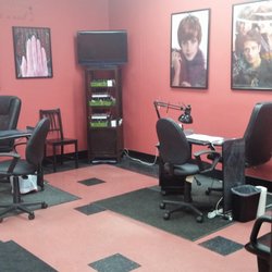 Hair We Are - We do Acrylic, Gel Polish, Manicures and Peticures at our 2 nail stations.