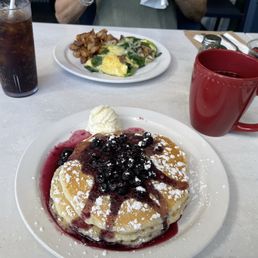 When the waffle iron is busted, I order pancakes for breakfast When the waffle iron is busted, I order pancakes for breakfast