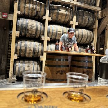 The Jack Daniel Distillery - Our guide Matt, guiding us through an amazing taste test of the best of Jack Daniel's. - Distilleries Near Me - Lynchburg, Tennessee