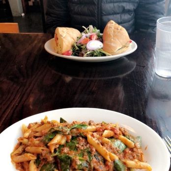 Pasta Palazzo - Penne Bolognese and Grilled Chicken Sandwich - Italian Near Me - Chicago, Illinois Pasta Palazzo - Penne Bolognese and Grilled Chicken Sandwich - Italian Near Me - Chicago, Illinois