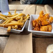 Photo of Uneeda Burger - Seattle, WA, United States. French fries and Fried Cheese curds