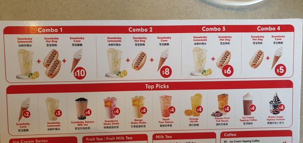 Menu photo 1 Snowbaby Thornhill, ON Menu photo 1 Snowbaby Thornhill, ON