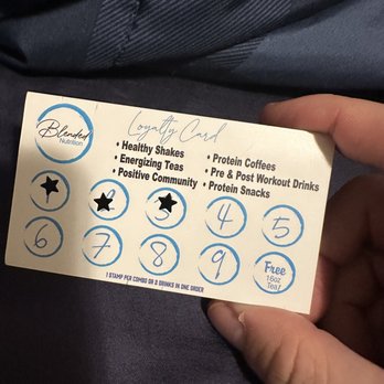 Blended Nutrition - Loyalty card - Juice Bars & Smoothies Near Me - Fresno, California Blended Nutrition - Loyalty card - Juice Bars & Smoothies Near Me - Fresno, California