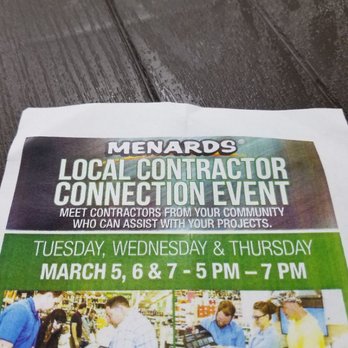Menards - contractor event March 5th,6th and 7th
Davison Menards - Building Supplies Near Me - Davison, Michigan Menards - contractor event March 5th,6th and 7th
Davison Menards - Building Supplies Near Me - Davison, Michigan