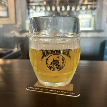 Widowmaker Taproom & Kitchen - "Doom Drips" (Pilsner; collaboration with Foam Brewers) - Breweries Near Me - Boston, Massachusetts