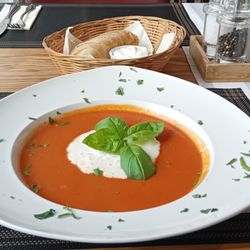 Ristorante La Fontana - Meine köstliche Tomatencremesuppe!