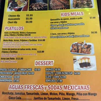 Antojitos Mexicanos - Menu - Mexican Near Me - Knoxville, Tennessee