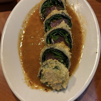 Sansei Seafood & Sushi Bar - Panko crusted Ahi Sashimi roll - Japanese Near Me - Waikoloa, Hawaii Sansei Seafood & Sushi Bar - Panko crusted Ahi Sashimi roll - Japanese Near Me - Waikoloa, Hawaii