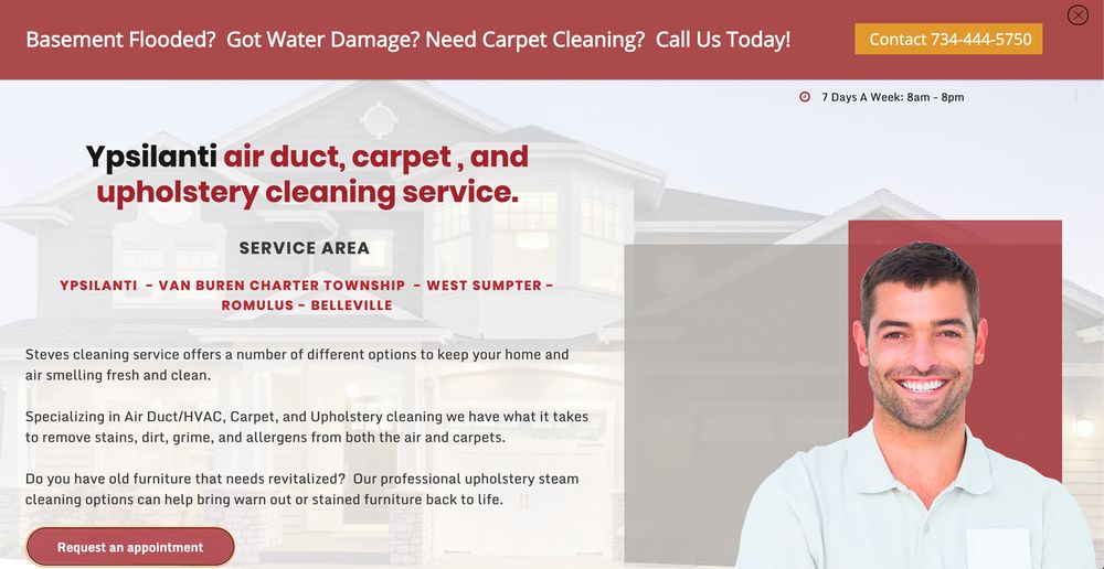 STEVE’S AIR DUCT AND CARPET CLEANING 16 Photos 9249 Mart Rd
