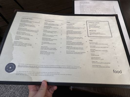 Menu photo 8 The Easterly St. Thomas, VI Menu photo 8 The Easterly St. Thomas, VI