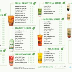 R&B Tea Metro Supermarket - FULL Drinks Menu