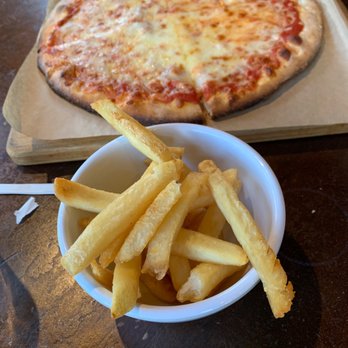 Buttonwood Grill - Kids pizza with fries - New American Near Me - Lahaska, Pennsylvania Buttonwood Grill - Kids pizza with fries - New American Near Me - Lahaska, Pennsylvania
