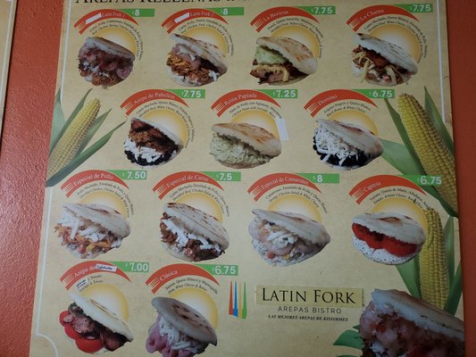 Menu photo 1 Latin Fork Arepas Bistro Kissimmee, FL Menu photo 1 Latin Fork Arepas Bistro Kissimmee, FL