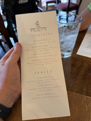 Menu photo 1 Pacci’s Washington, DC, DC Menu photo 1 Pacci’s Washington, DC, DC