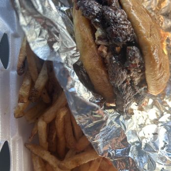 Smashed N Stacked - Original spicy with fries - Burgers Near Me - Little Rock, Arkansas