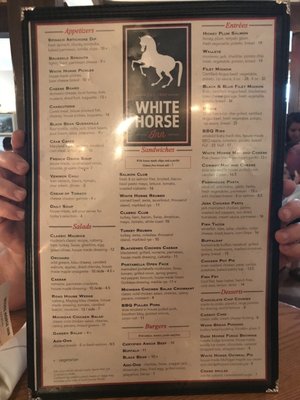Menu photo 5 The White Horse Inn Metamora, MI