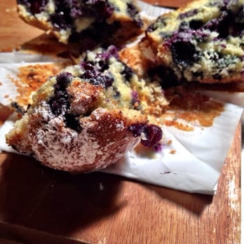 Be Rude Not To Cafe - Gluten free blueberry muffin - light, fluffy and just like the gluten filled alternative. - Cafes Near Me - Rotorua, BOP