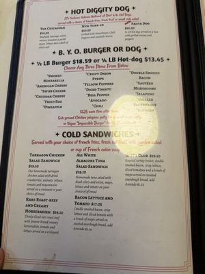 Menu photo 2 JT's Diner Palm Desert, CA