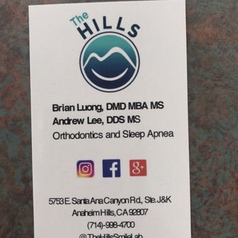 The Hills Orthodontics - Contact info - Orthodontists Near Me - Anaheim, California The Hills Orthodontics - Contact info - Orthodontists Near Me - Anaheim, California