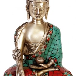 Silver Dragon - Medicine Buddha. TheTibettan Buddha of Healing
