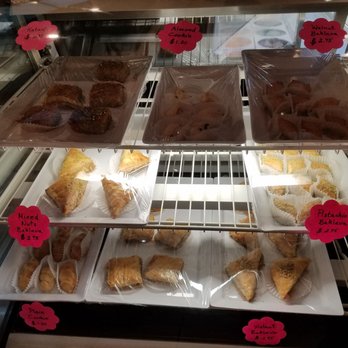 Cafe Sofia - Baklava display - Coffee & Tea Near Me - West Hartford, Connecticut