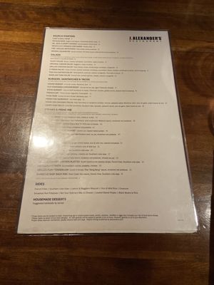 Menu photo 5 J. Alexander's San Antonio, TX Menu photo 5 J. Alexander's San Antonio, TX
